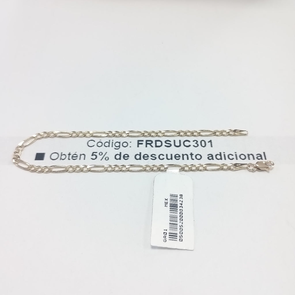 PULSERAS 3X1 ORO 14K 21 CM 3.3 GR (NUEVO)