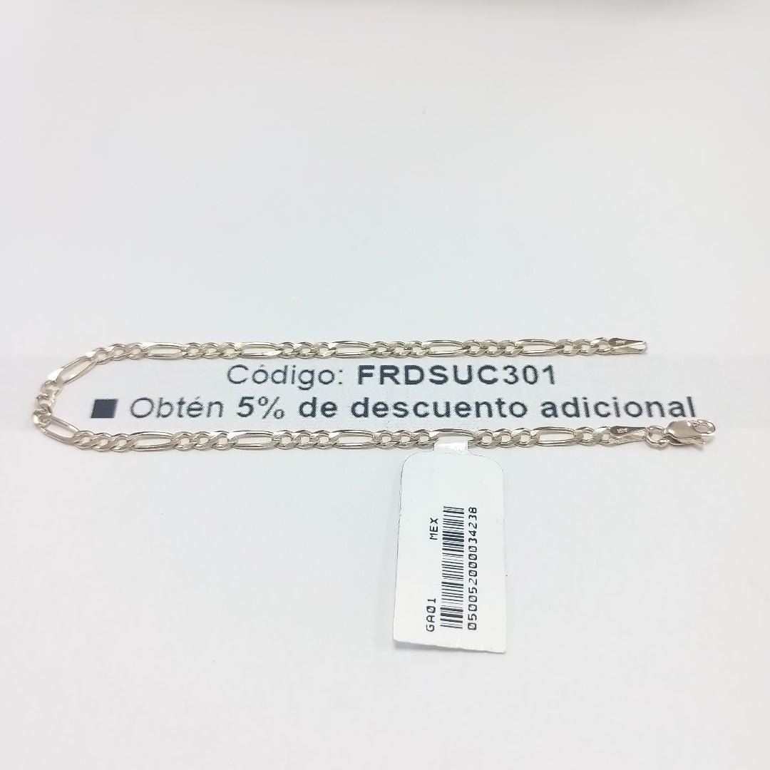 PULSERAS 3X1 ORO 14K 21 CM 3.3 GR (NUEVO)