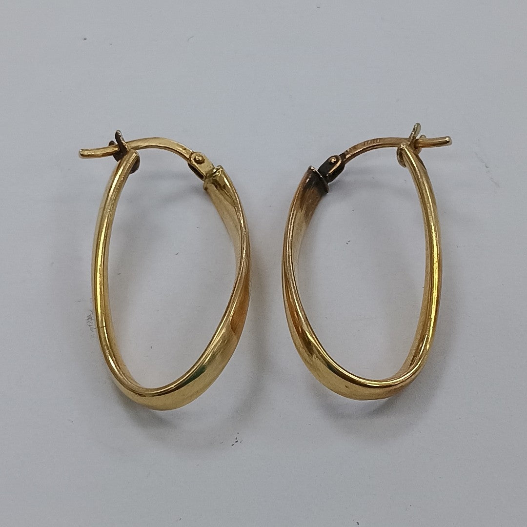 ARRACADAS PAR ORO 14 K 1.7 GRMS (SEMINUEVO)