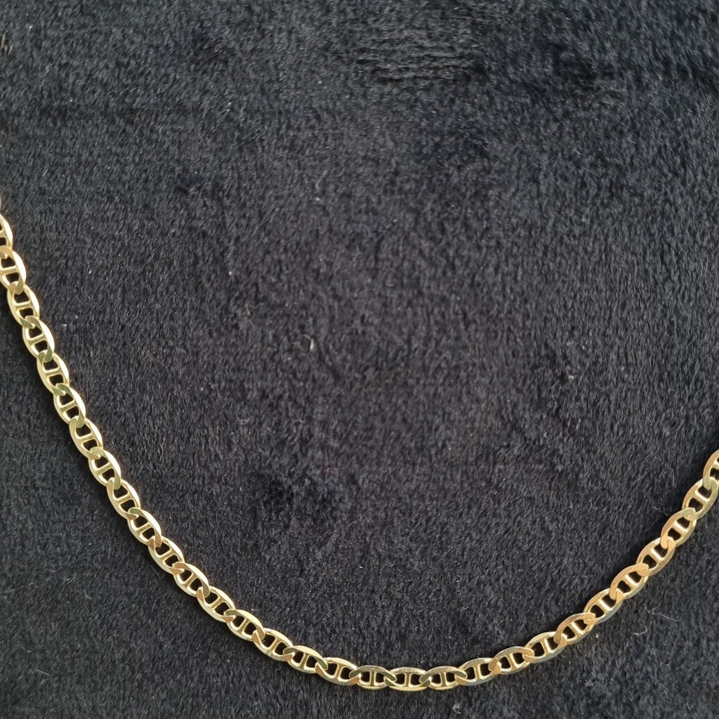 CADENAS TEJIDO GUCHI ORO 10K 55 CM 7.7 GR (NUEVO)