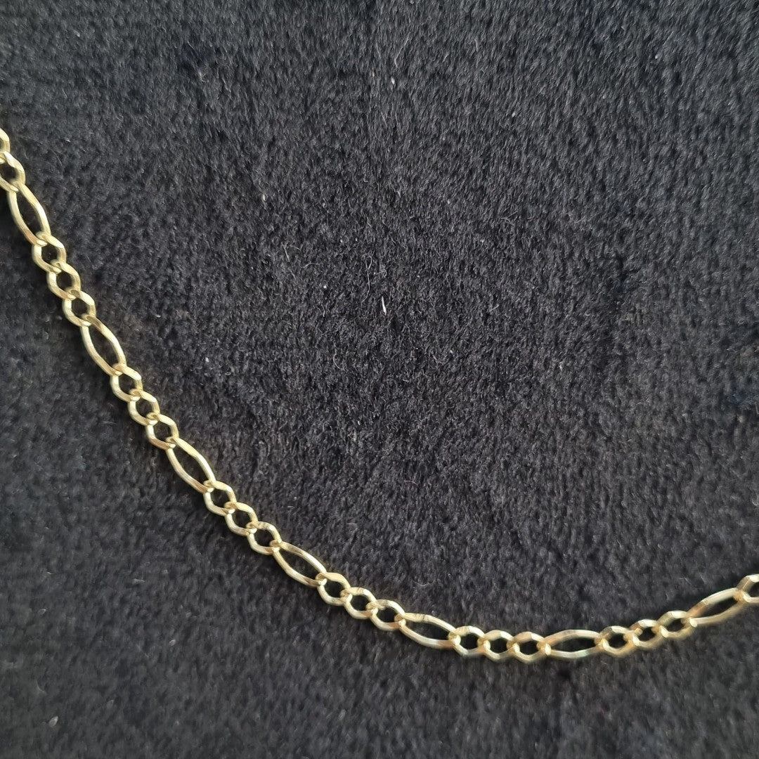 CADENAS TEJIDO 3X1 ORO 10K 60 CM 3.3 GR (NUEVO)