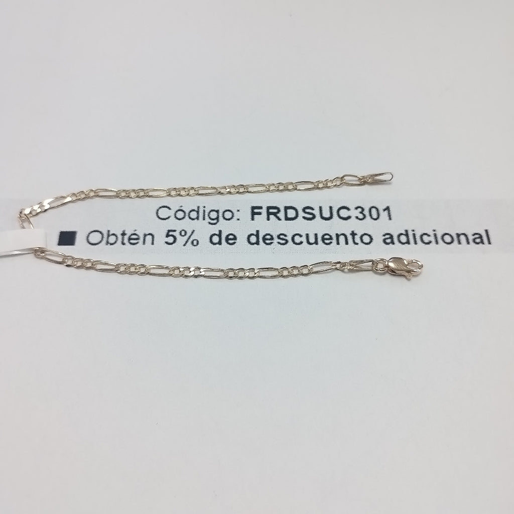 PULSERAS 3X1 ORO 14K 18 CM 1.8 GR (NUEVO)
