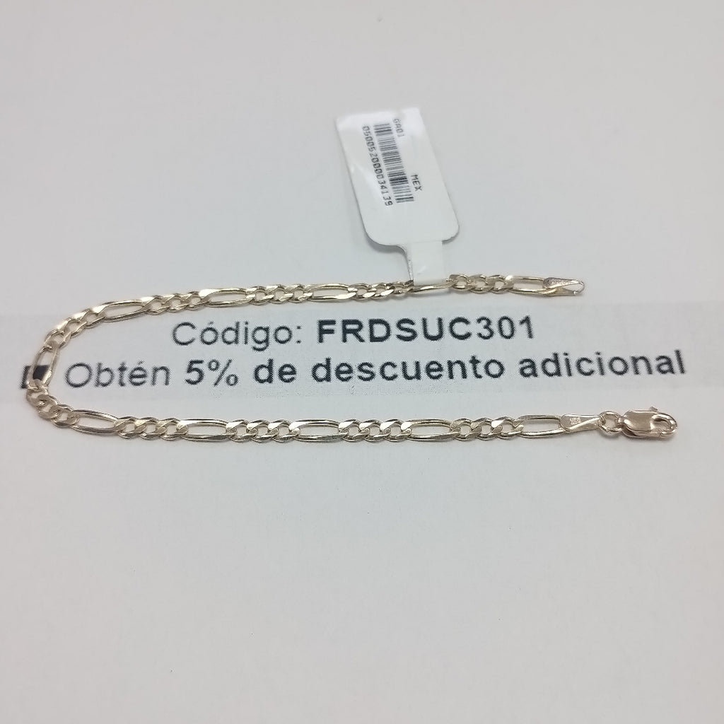 PULSERAS 3X1 ORO 14K 18 CM 2.9 GR (NUEVO)
