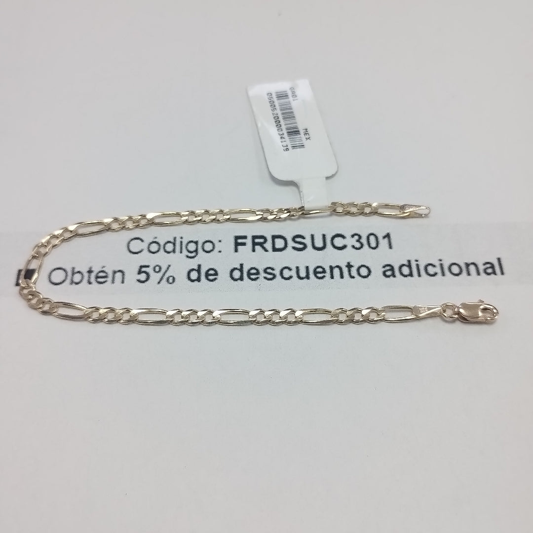 PULSERAS 3X1 ORO 14K 18 CM 2.9 GR (NUEVO)