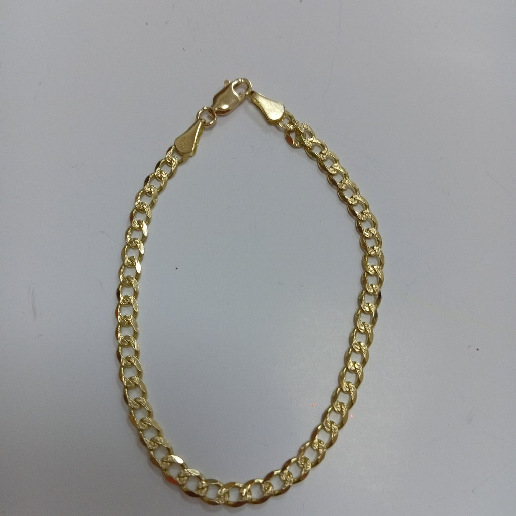 PULSERAS BARBADA ORO 14K 18 CM 4.6 GR (NUEVO)