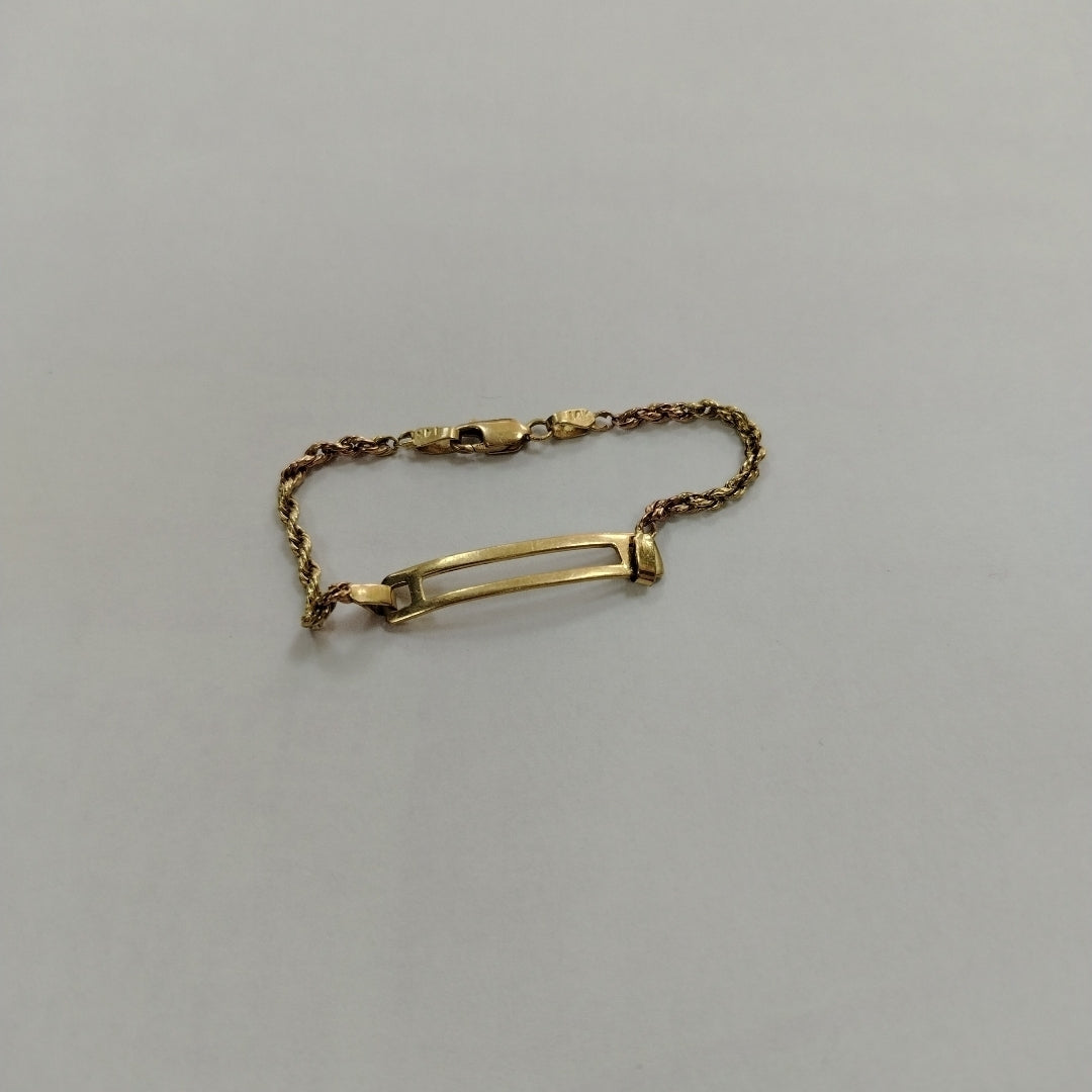 ESCLAVA ORO,ORO COMBINADO 14 K 3,70 GRMS (SEMINUEVO)