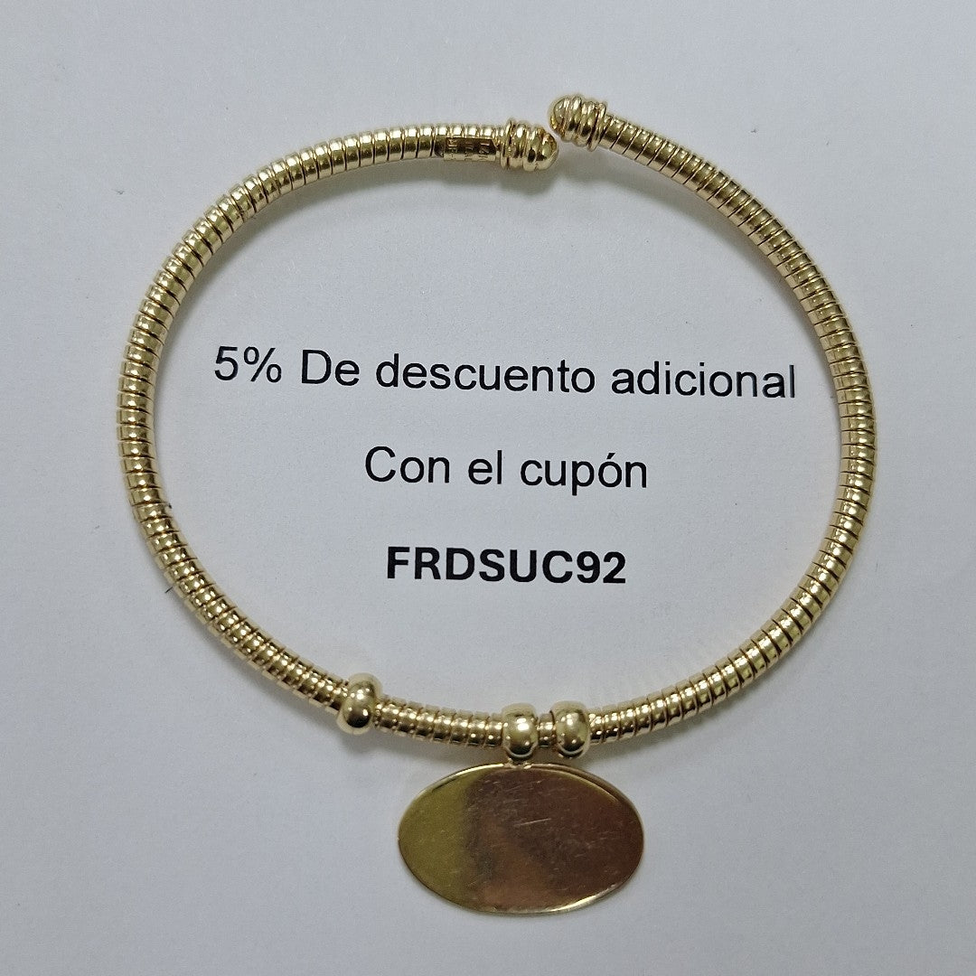 PULSERA RIGIDA ORO 14 K 10.8 GRMS (SEMINUEVO)