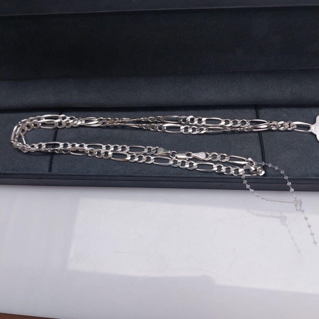 CADENA TEJIDO 3X1 PLATA .925 60 CM 16.8 GR (NUEVO)