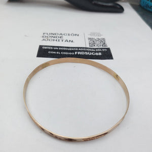 PULSERA RIGIDA ORO 10 K 7,60 GRMS (SEMINUEVO)