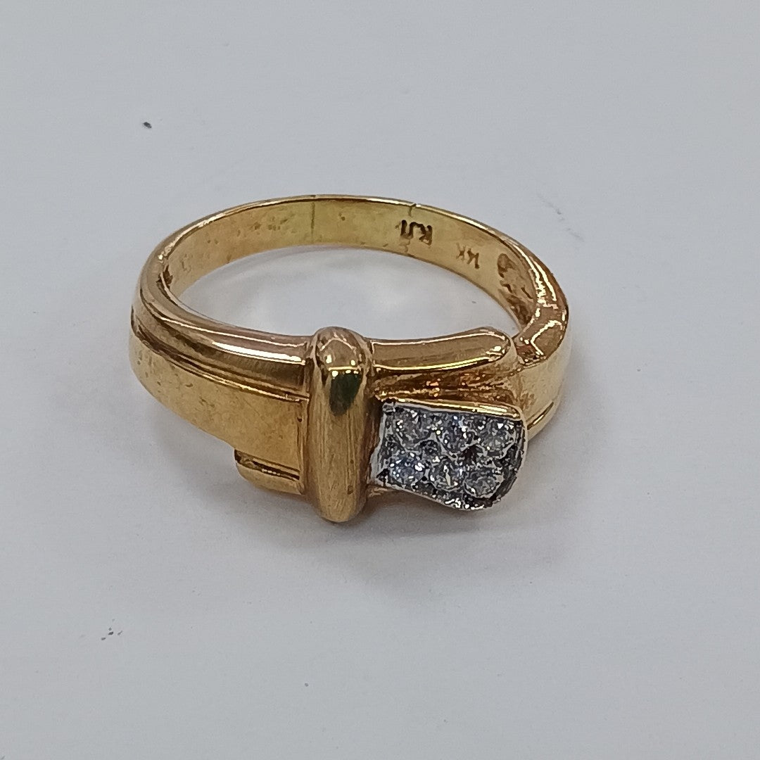 ANILLO ORO 14 K 4.5 GRMS (SEMINUEVO)