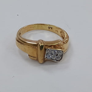 ANILLO ORO 14 K 4.5 GRMS (SEMINUEVO)