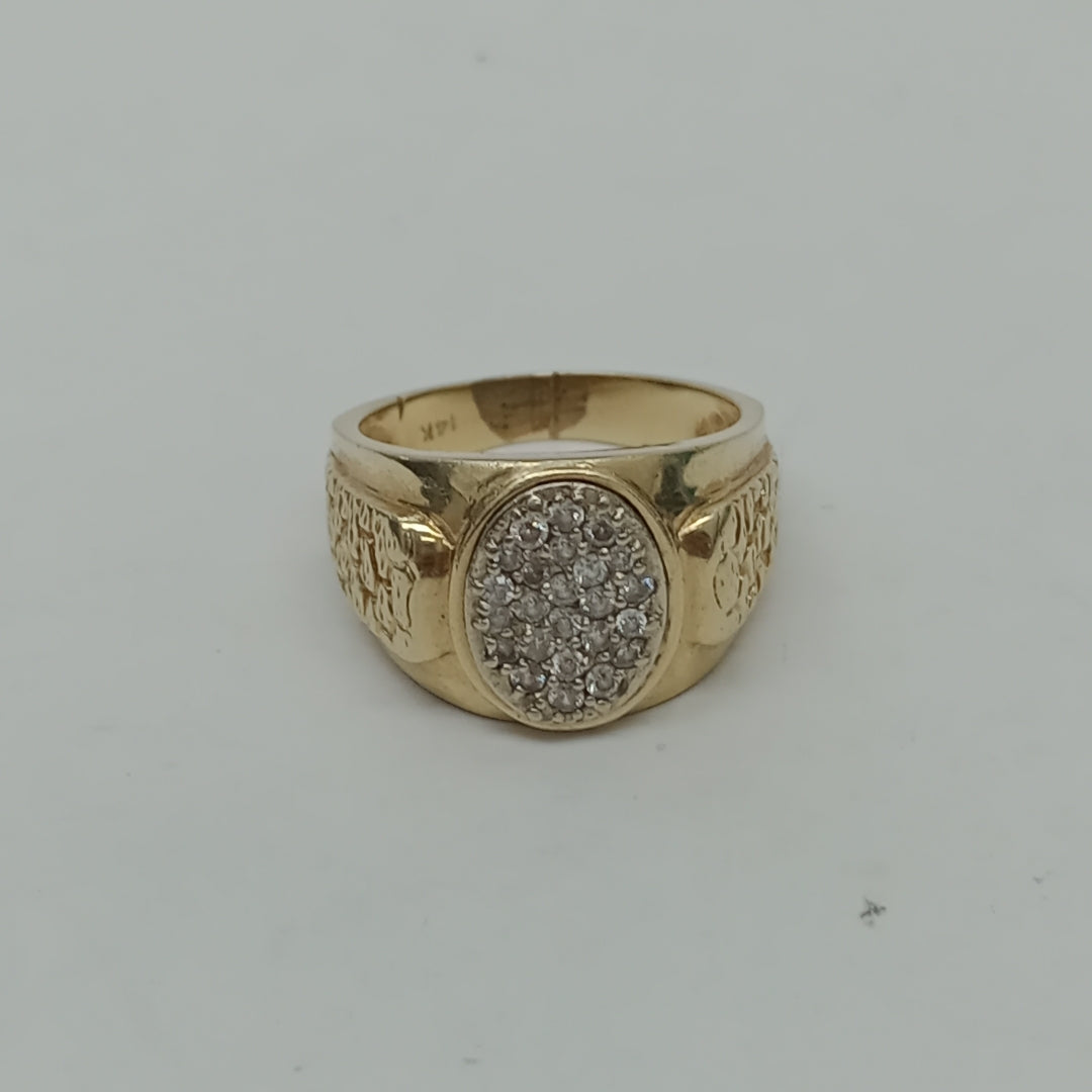 ANILLO ORO 14 K 9,90 GRMS (SEMINUEVO)