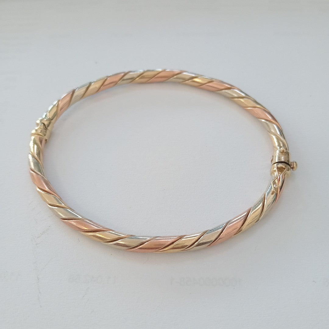 PULSERA RIGIDA ORO 10 K 12.1 GRMS (SEMINUEVO)