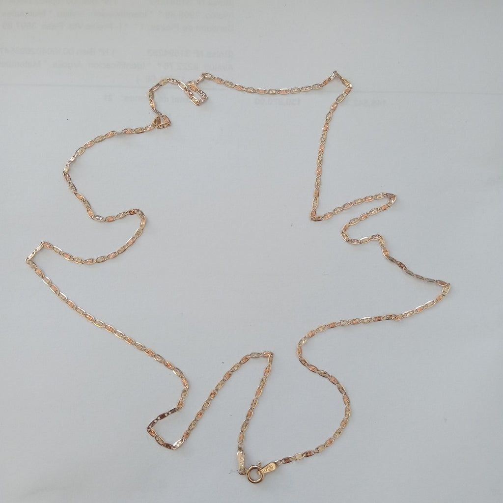 CADENA ORO COMBINADO 10 K 1,40 GRMS (SEMINUEVO)