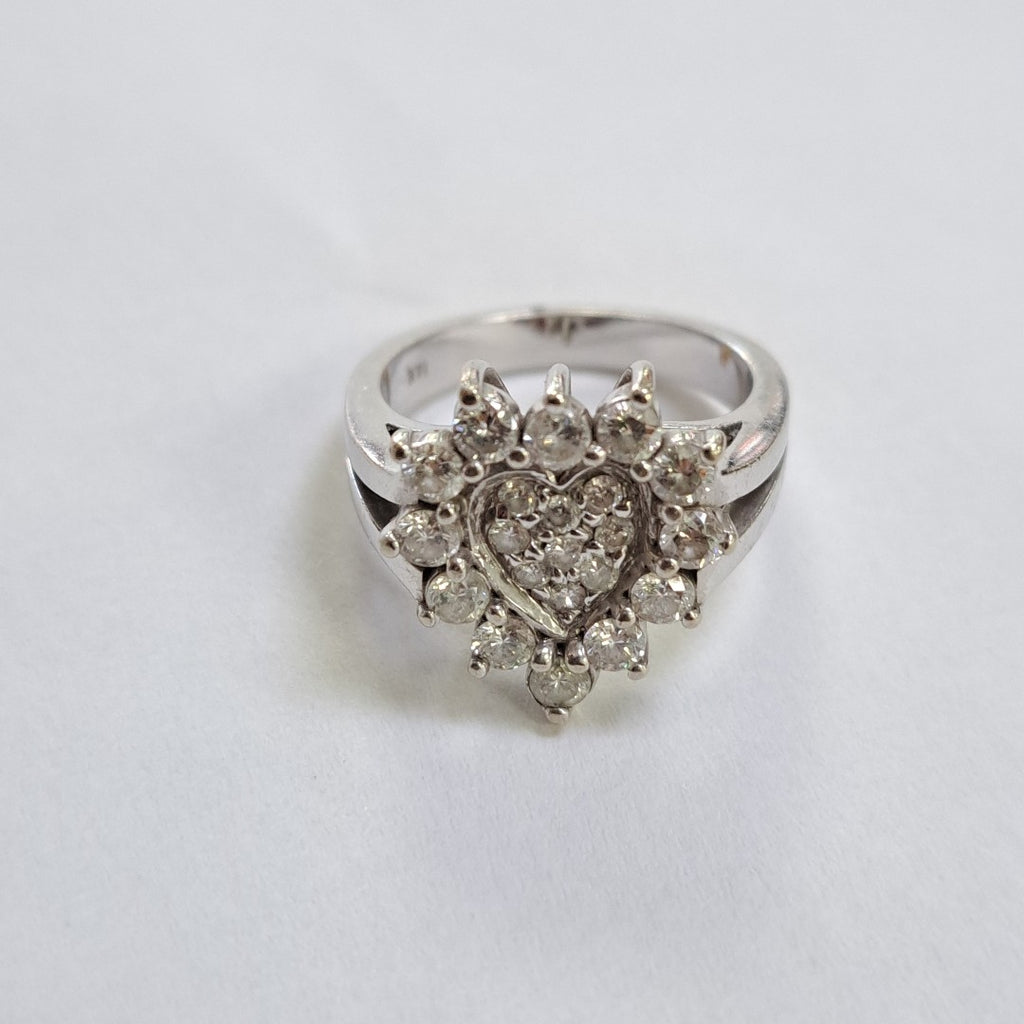 ANILLITO ORO BLANCO 14 K 6.6 GRMS (SEMINUEVO)