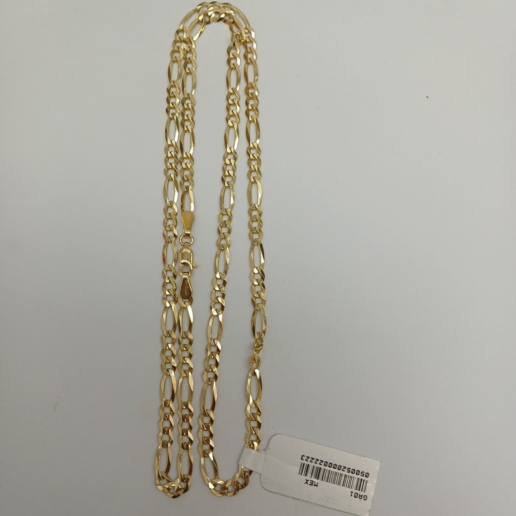 CADENAS TEJIDO 3X1 ORO 14K 60 CM 13.6 GR (NUEVO)
