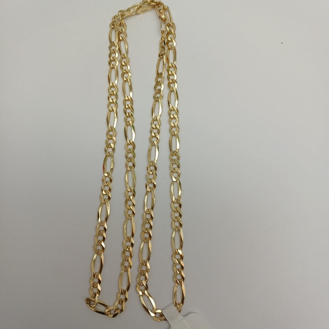 CADENAS TEJIDO 3X1 ORO 14K 55 CM 12.5 GR (NUEVO)