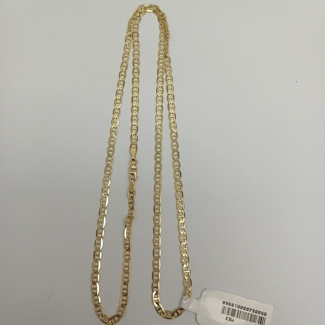 CADENAS TEJIDO GUCHI ORO 10K 60 CM 8.2 GR (NUEVO)