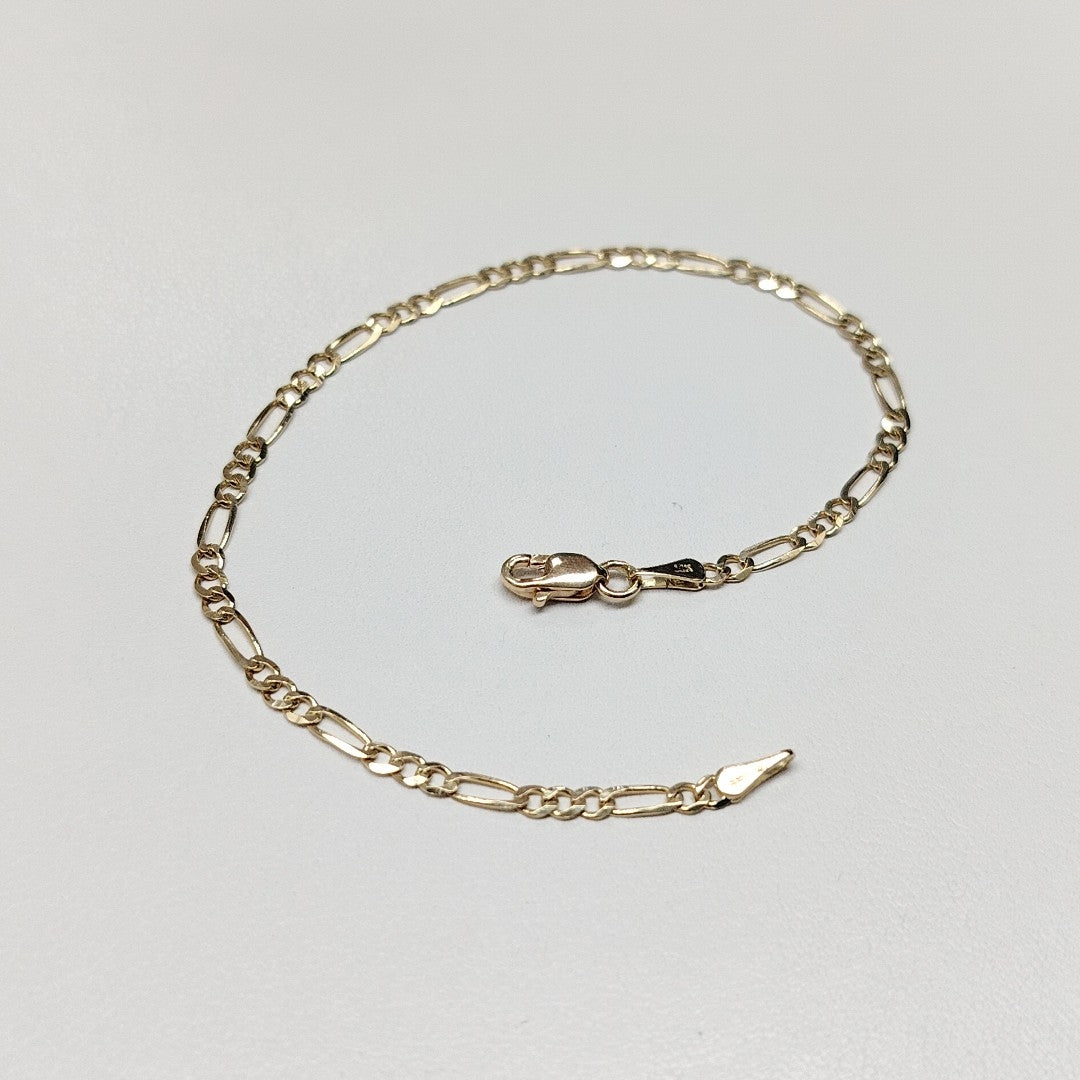 PULSERAS 3X1 ORO 14K 18 CM 1.8 GR (NUEVO)