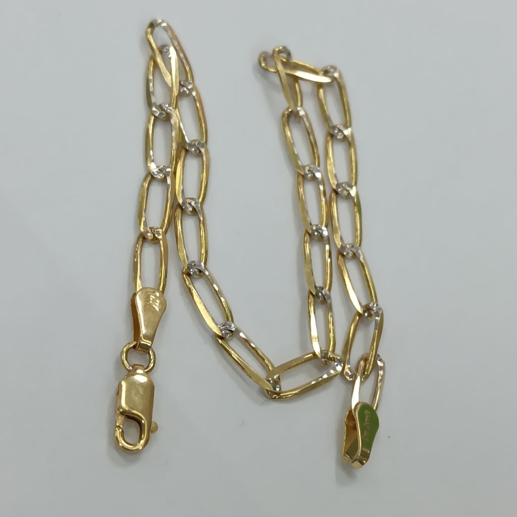 PULSERA TEJIDO ESLABONES 4.6G 21 CM (NUEVO)