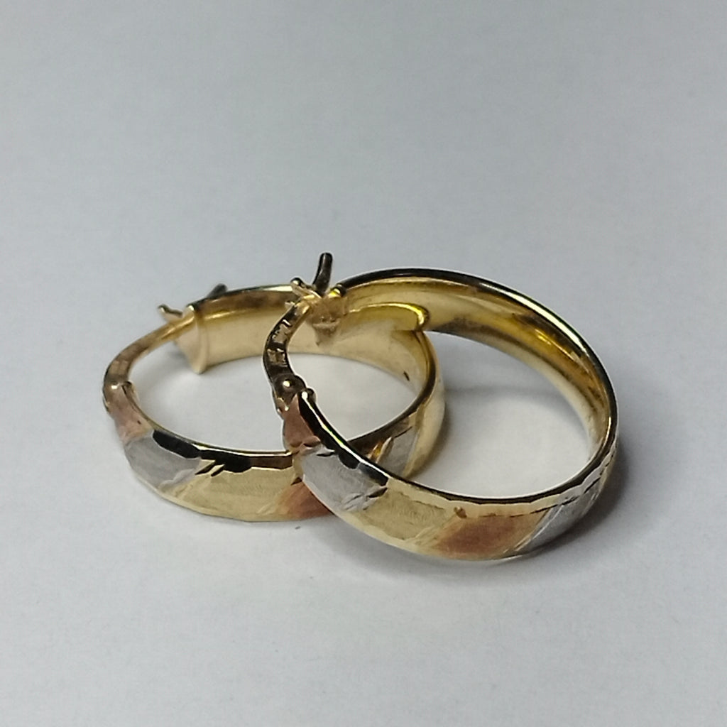 ARRACADAS PAR ORO 10 K 1.7 GRMS (SEMINUEVO)