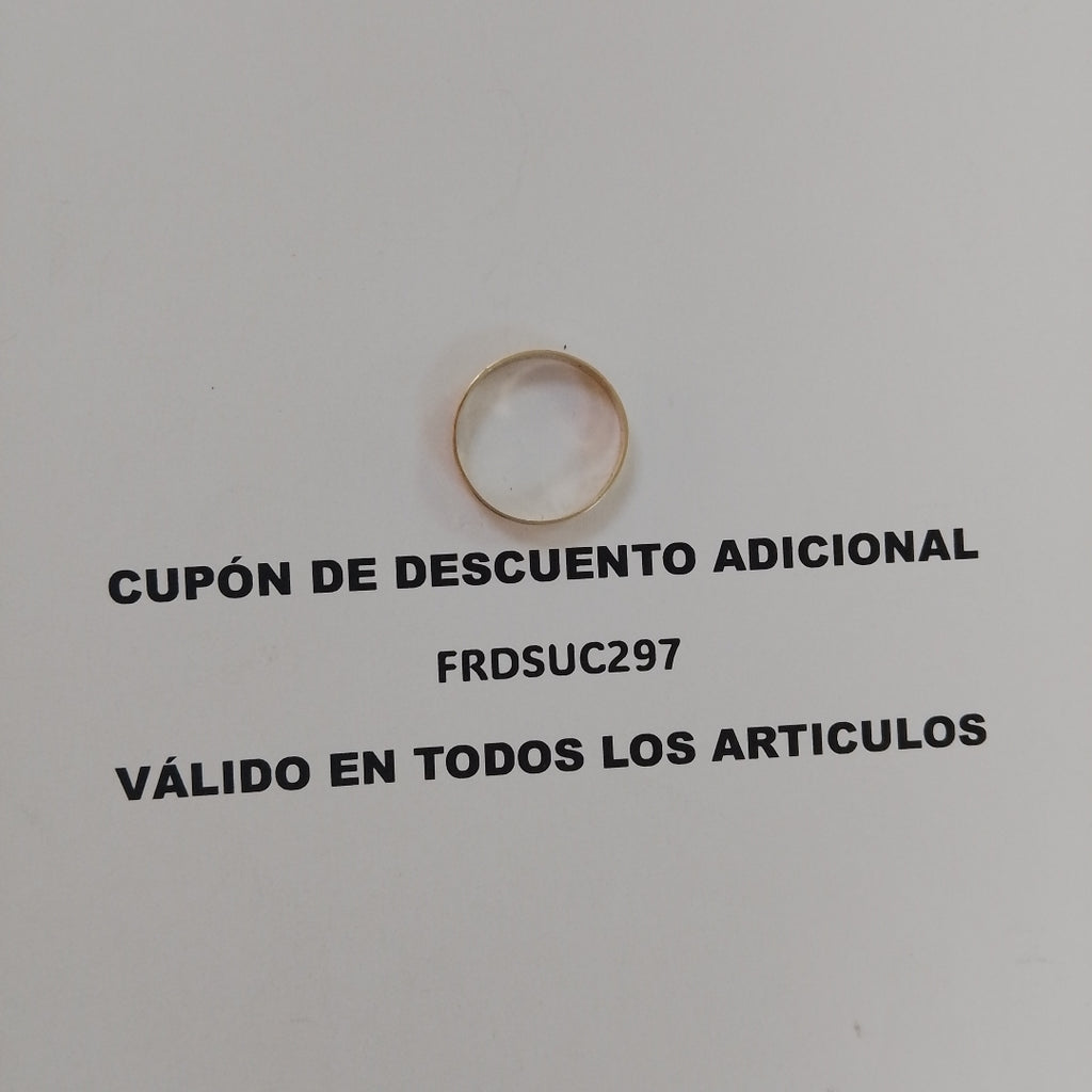 ARGOLLA ORO 10 K 1 GRMS (SEMINUEVO)