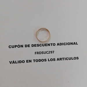 ARGOLLA ORO 10 K 1 GRMS (SEMINUEVO)