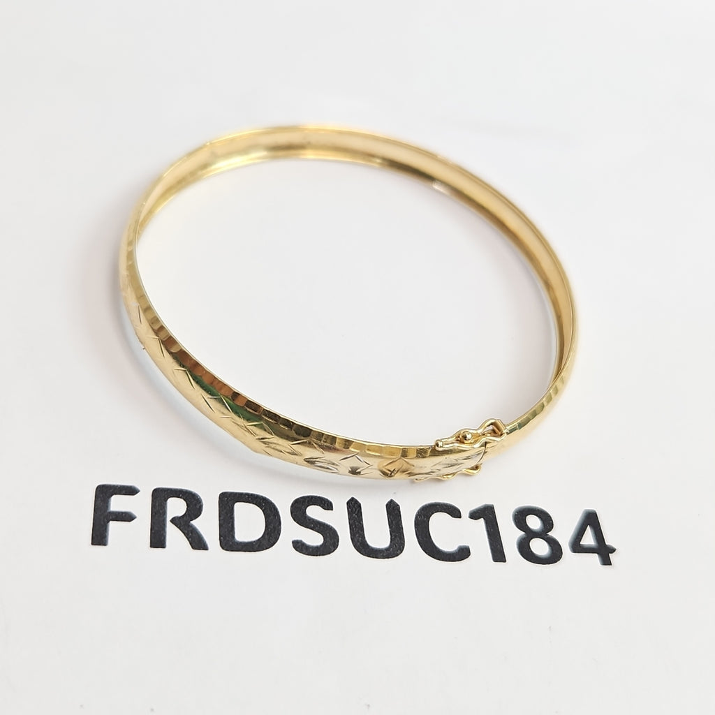PULSERA RIGIDA ORO 14 K 6,10 GRMS (SEMINUEVO)