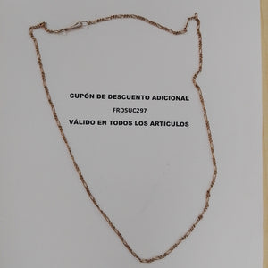CADENA ORO 10 K 6,60 GRMS (SEMINUEVO)