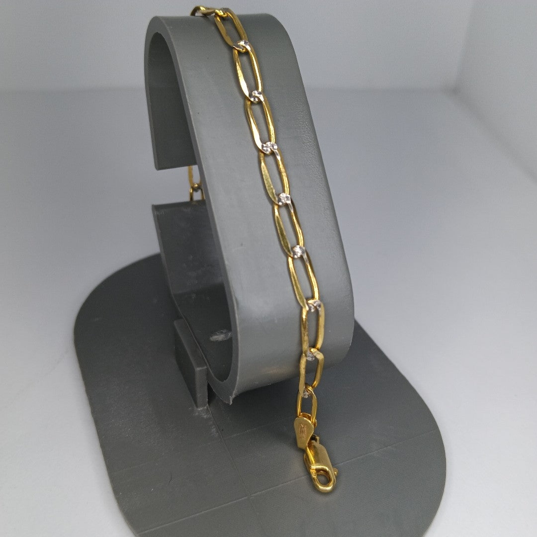 PULSERA TEJIDO ESLABONES 4.3G 21 CM (NUEVO)