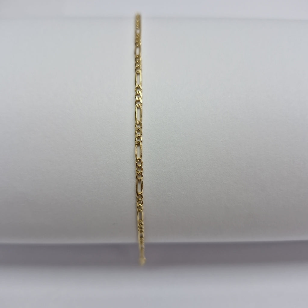 PULSERAS 3X1 ORO 14K 18 CM 1.5 GR (NUEVO)