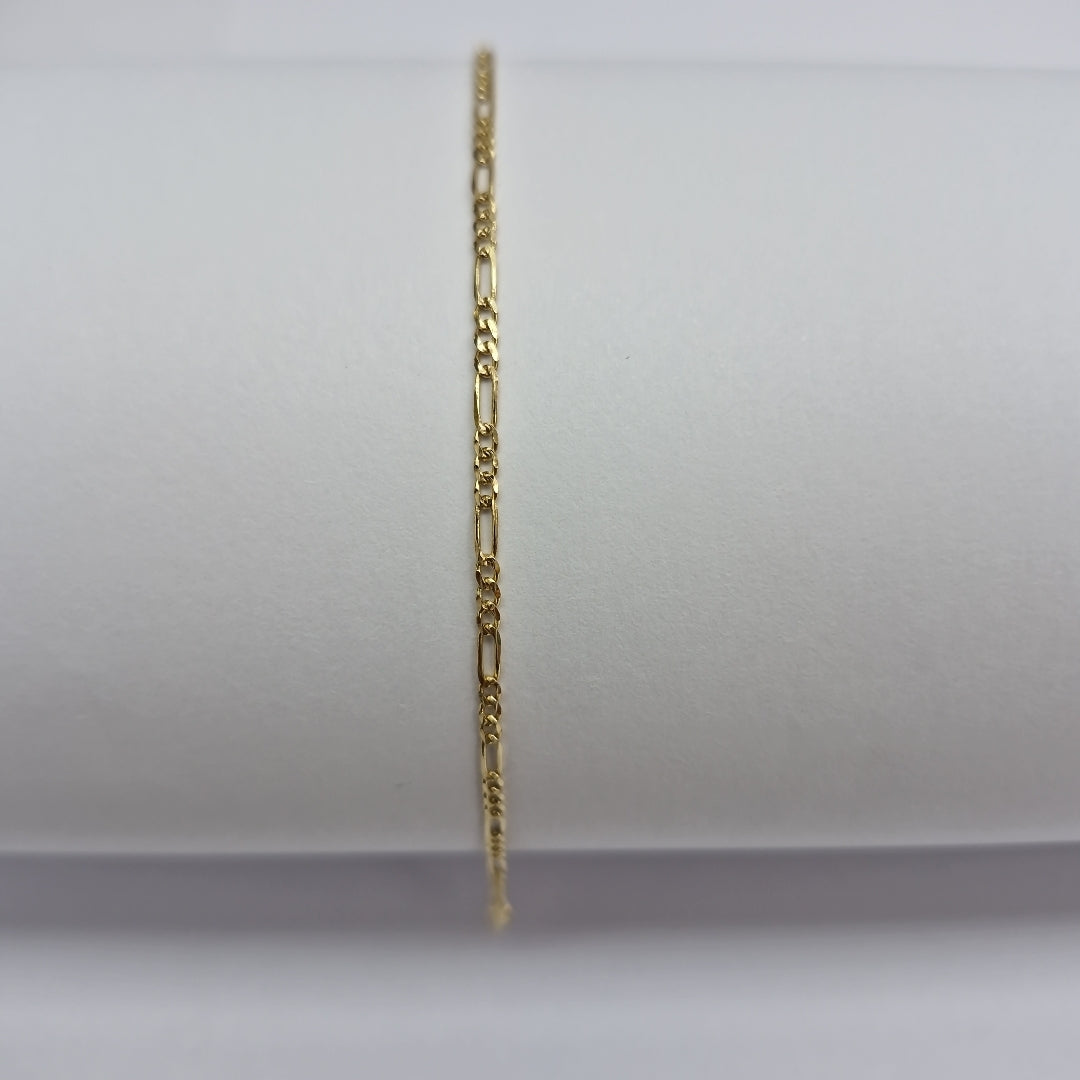 PULSERAS 3X1 ORO 14K 18 CM 1.5 GR (NUEVO)