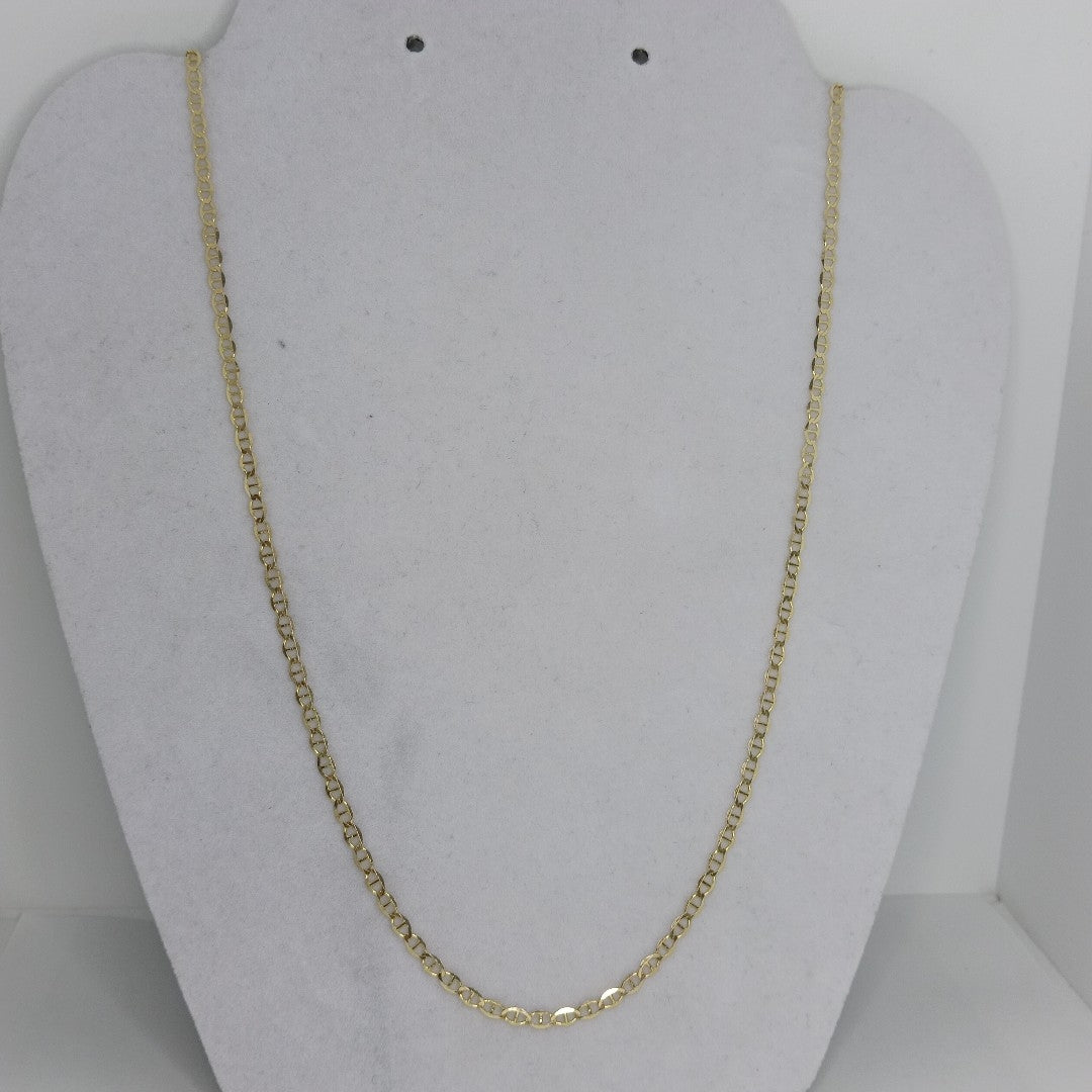 CADENAS TEJIDO GUCHI ORO 10K 60 CM 4.4 GR (NUEVO)