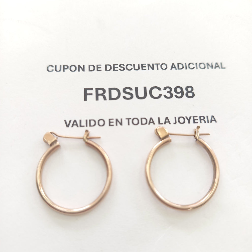 ARRACADAS PAR ORO 8 K 1.8 GRMS (SEMINUEVO)