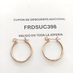 ARRACADAS PAR ORO 8 K 1.8 GRMS (SEMINUEVO)