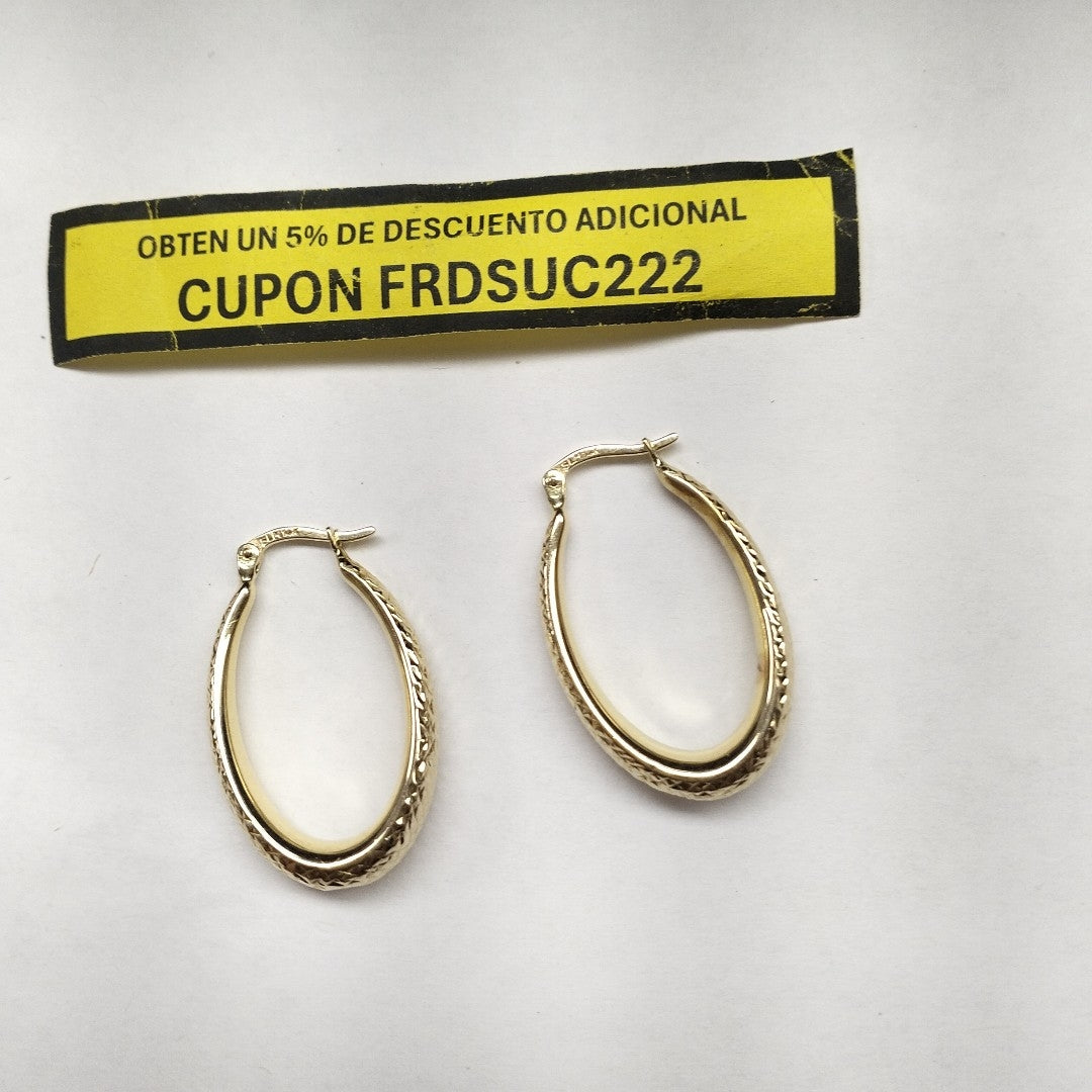 ARRACADAS PAR ORO 14 K 2,90 GRMS (SEMINUEVO)