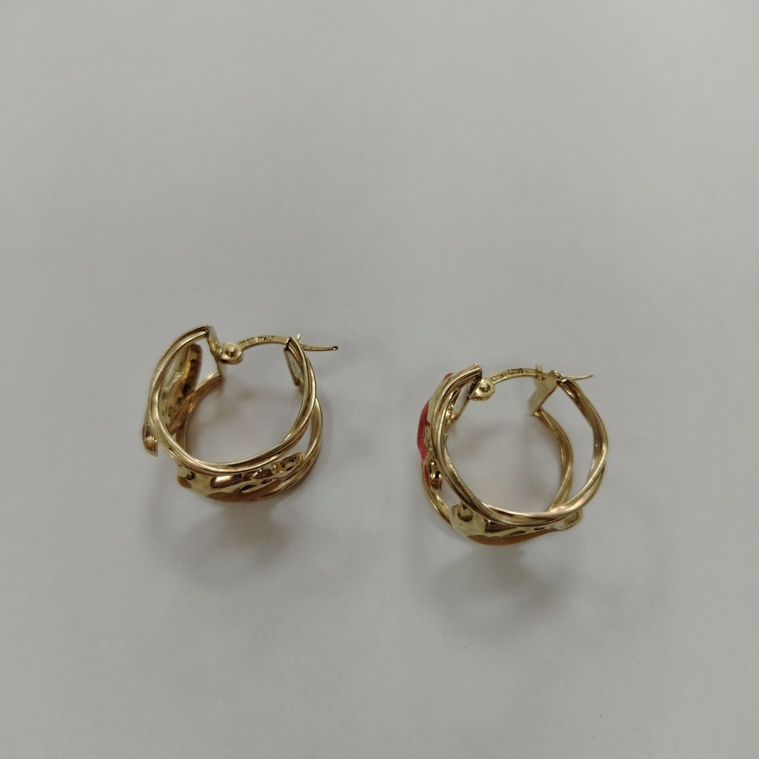 ARETES PAR ORO 10 K 4.1 GRMS (SEMINUEVO)