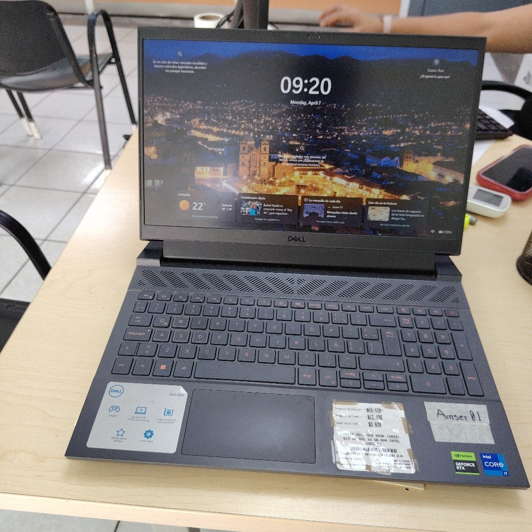 LAPTOP DELL G15 5530 (2023) 512 GB SSD 16 GB RAM