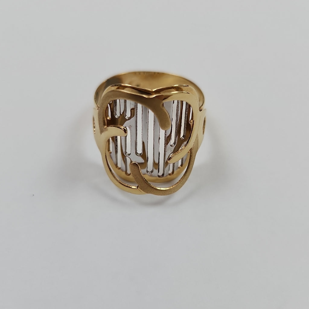 ANILLO ORO, RODIADO 14 K 3.3 GRMS (SEMINUEVO)