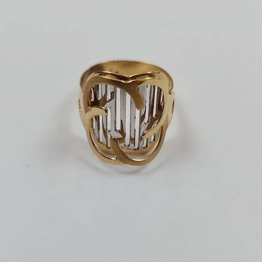 ANILLO ORO, RODIADO 14 K 3.3 GRMS (SEMINUEVO)