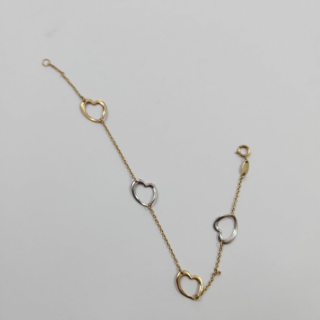 PULSERA ORO, ORO PLATINO 14 K 1.7 GRMS (SEMINUEVO)