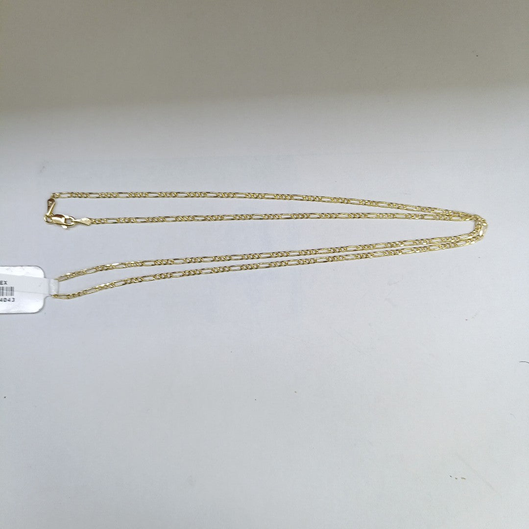 CADENAS 3X1 ORO 14K 55 CM 4 GR (NUEVO)