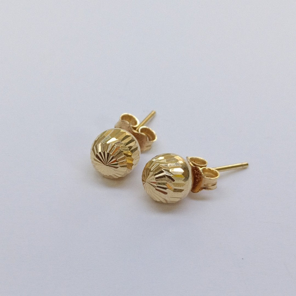 BROQUELES PAR ORO 14 K 1,30 GRMS (SEMINUEVO)