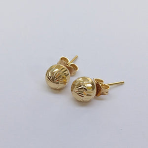 BROQUELES PAR ORO 14 K 1,30 GRMS (SEMINUEVO)