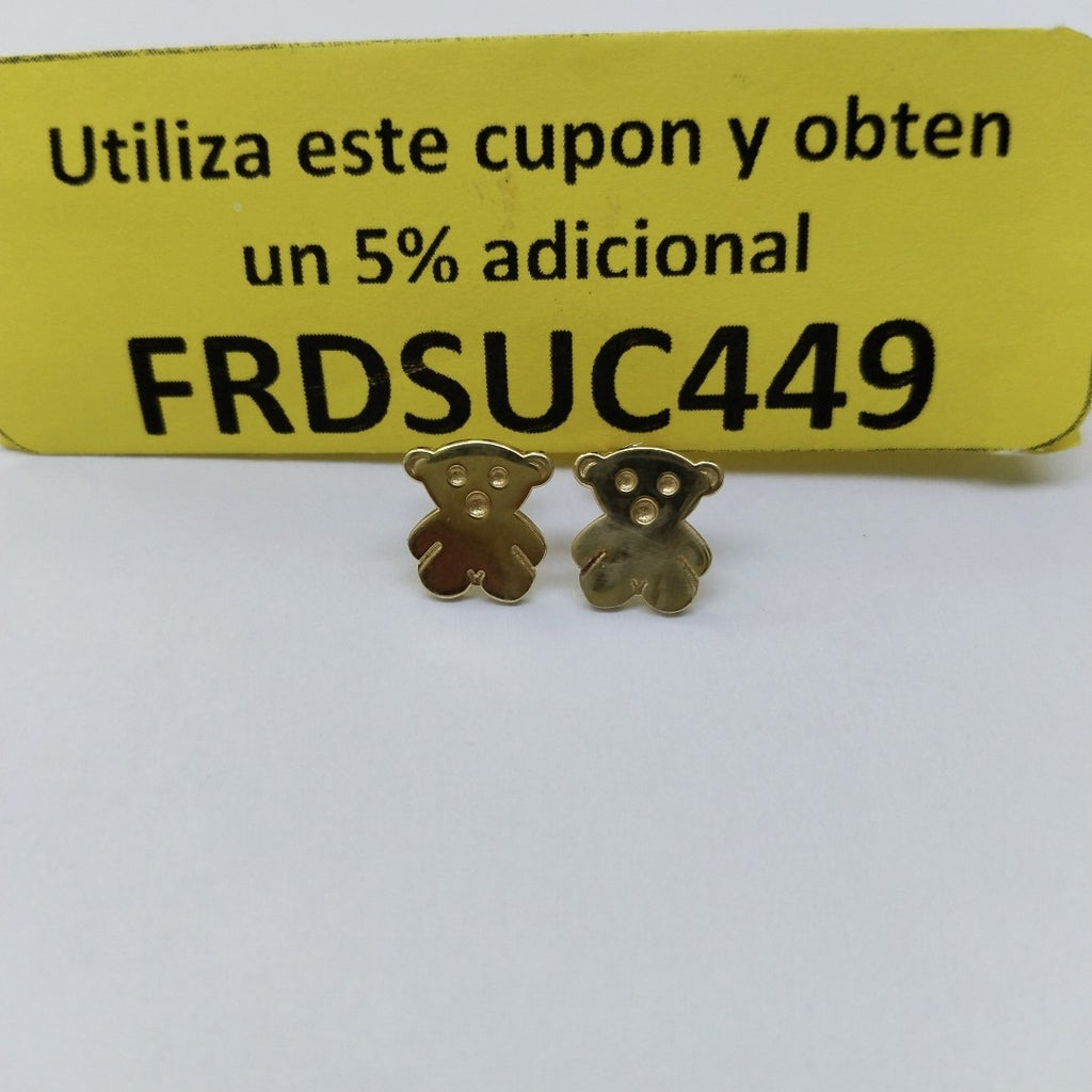 BROQUELES PAR ORO 14 K 1,50 GRMS (SEMINUEVO)
