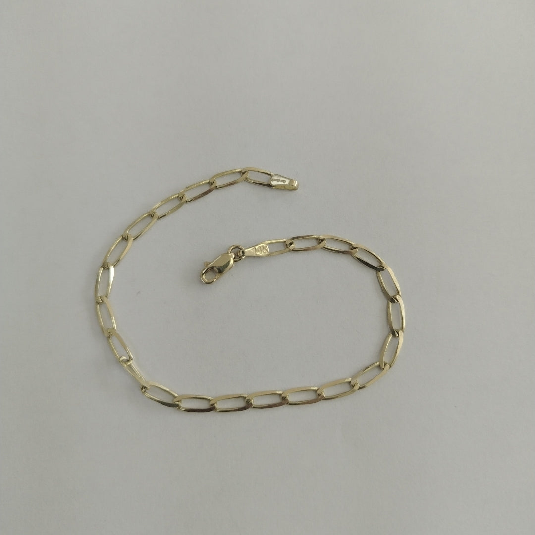 PULSERA TEJIDO ESLABONES 2.6G 18 CM (NUEVO)