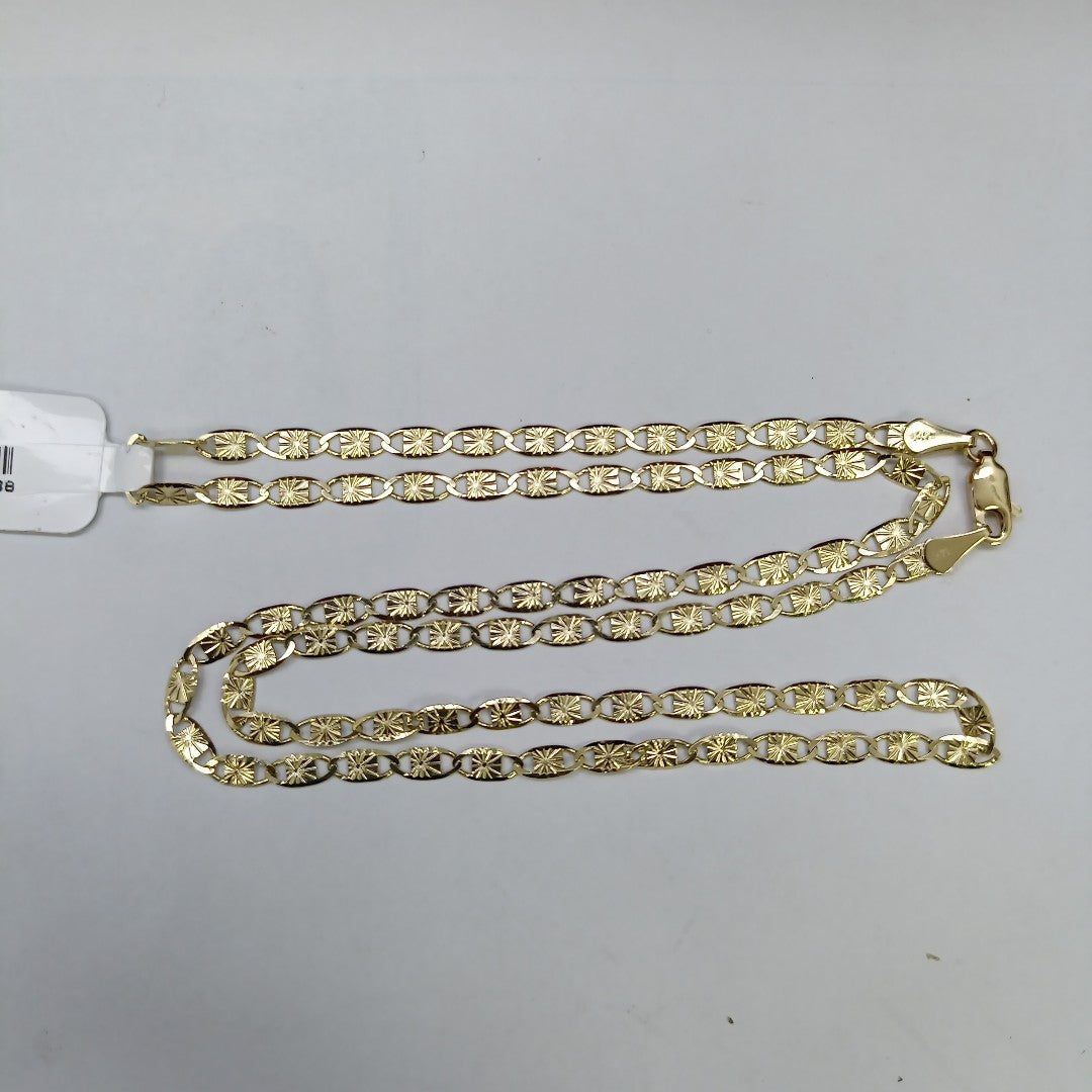 CADENAS GUCHI ORO 14K 55 CM 7.2 GR (NUEVO)