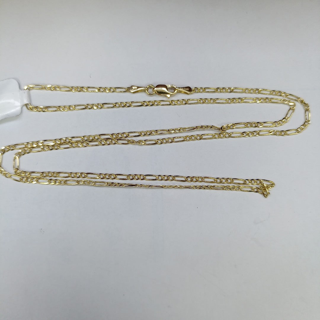 CADENAS 3X1 ORO 14K 55 CM 3.9 GR (NUEVO)