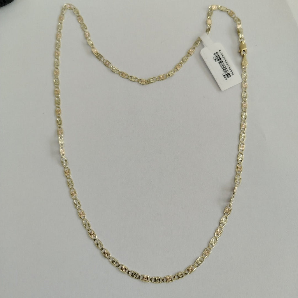 CADENAS TEJIDO GUCHI ORO 10K 55 CM 6.8 GR (NUEVO)