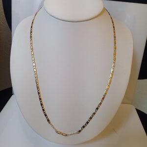 CADENA ORO, ORO COMBINADO, RODIADO 10 K 8.8 GRMS (SEMINUEVO)